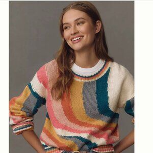 MOTHER the itsy crop sweater NWT